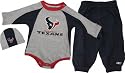 Houston Texans Infant Long Sleeve Creeper Pant and Skull Cap Set