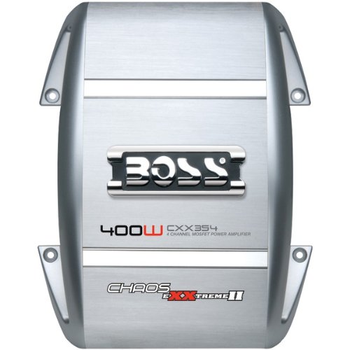 BOSS Audio CXX354 Chaos Exxtreme II 400-watts Full Range Class A/B 4 Channel 2-8 Ohm Stable Amplifier