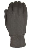 Big Time Products 9116-06 True Grip Brown Medium Jersey Glove with Mini-Dots