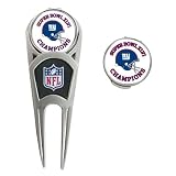NFL Super Bowl Giants Ball Mark Repair Tool and Hat Clip