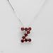 Necklace With 2.75ctw Genuine Garnets Made of 925 Sterling silver. Total item weight 5.0g Length 16in