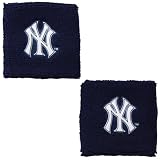 New York Yankees Embossed Logo Wristband - Navy