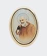 Gold Plated Religious Lapel Pin - Padre Pio