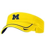 Nike Michigan Wolverines Maize Swoosh Visor
