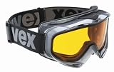 UVEX Uvision Ski Goggle,Anthracite Frame with Double Gold Lite Lens