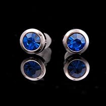 Blue Rhinestone Stud Earring Blue Rhinestone Stud Earring