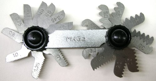 Metric Screw Thread Pitch Gage