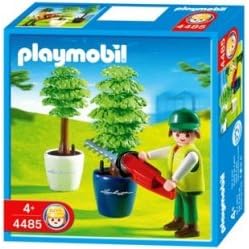 Gardener with Hedge Trimmer