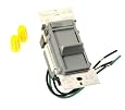 Leviton 6621-PGY 600W, Single-Pole, Sureslide Preset Electro-Mechanical Incandescent Slide Dimmer, Gray