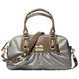 Coach Amanda Satin Mini Satchel in Silver 12927