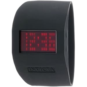 Invicta Unisex IS485-002 Specialty Collection Digital Black Silicone Watch (Watch)