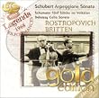 SCHUBERT : Sonate "Arpeggione" - SCHUMANN : Cinq pi�ces dans le style populaire - DEBUSSY : Sonate pour violoncelle et piano
