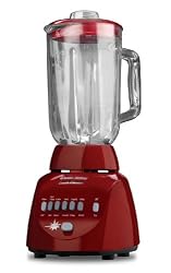 Black & Decker BL10450HR Crush Master 10-Speed Blender with 42-Ounce Glass Jar, Red