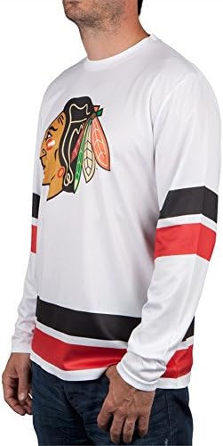 Chicago Blackhawks - Logo Authentic Scrimmage Jersey Long Sleeve - Medium