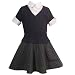 RARE EDITIONS Boutique Fall Kids PLUS SIZE Clothes NAVY Dress Girl 10.5-16.5