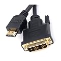 HDMI-DVI Kabel Full HD High Speed Vergoldet Top Qualit�t f�r LCD/Plasma TV, Reciever, Konsolen usw!