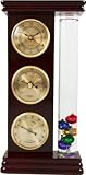 Ambient Weather WS-YG710S-G Galileo Thermometer, Barometer, Hygrometer and Clock Weather Station