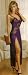 SeXy Nightgown Lace Long Night Gown with High Cut Leg S M or L