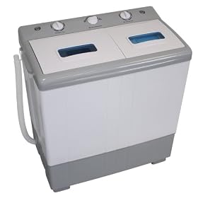 TecTake mini washing machine 4 kg + Spin 3kg