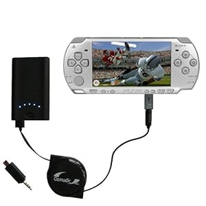 High Capacity Rechargeable External Battery Pocket Charger for the Sony PSP-2001 Playstation... by Gomadic