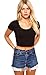 Vivian's Fashions Top - Crop Top, Short Sleeve