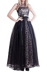 Leopard Print Cocktail Full Length Chiffon Homecoming Dress/Wedding Party Dress 