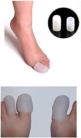 Genesis Seller Gel Toe Cap Protector for Painful toe/finger/corns/claw or Hammer Toe - One Pair (Medium( Pipe length:35mm; Pipe thickness:3mm; Inner diameter of the pipe: 20mm;))