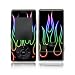 Rainbow Neon Flames Design Protective Skin Decal Faceplate for LG Chocolate VX8500 Cell Phones