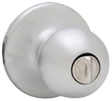 Kwikset 300P 26D CP Security Polo Privacy Knob, Satin Chrome