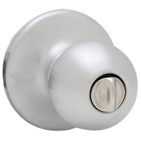 Click here to buy Kwikset 300P 26D CP Security Polo Privacy Knob, Satin Chrome by Kwikset.