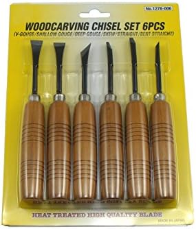 Wood Carving Set (Made in Japan) - 6 Tools