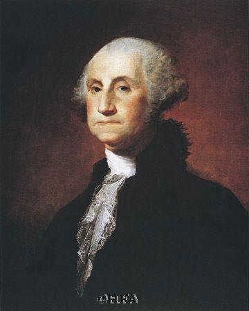 Cover image : George Washington Art Print Poster By Gilbert Stuart, 18 
