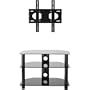 OmniMount Modena 37FP TV Stand, Fits Most 26-Inch to 37-Inch Flat Panels (Black)