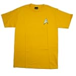 Star Trek Command Gold Uniform Adult T-Shirt
