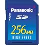 Panasonic 256 MB SD Memory Card RPSD256BU1A
