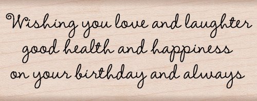 Hero Arts Woodblock Stamp, Birthday and Always