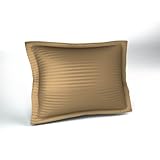 Camel 300TC Sateen Stripe Pillow Sham, King