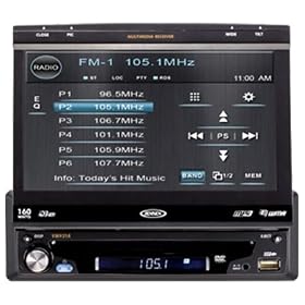 Click here to buy Jensen VM9214BT 1Din 7-inch widescreen LCD with touch screen.