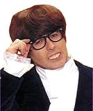 Brown 60s Mod Style Costume Wig - The Beatles, Beatniks and More!