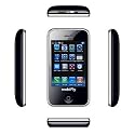KA08 Black - Mini 2.6" Touch Screen Dual Sim Card Mobile Cell Phone with Bluetooth, MP3 / MP4 Player Works on O2, Vodaphone, T-Mobile, Orange, Virgin
