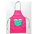 New Cute Child's Children Waterproof Apron Cartoon Frog Printed Painting Cooking