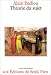 Book Theorie du sujet (L'Ordre philosophique)