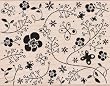 Designblock Butterflies and Flowers by Hero Arts