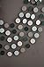 Teal White and Gray Paper Garland - Garland - Heart Garland - Wedding Decoration - Bridal Shower - Birthday Party Decor - Paper Circle Garland - 10 feet Long