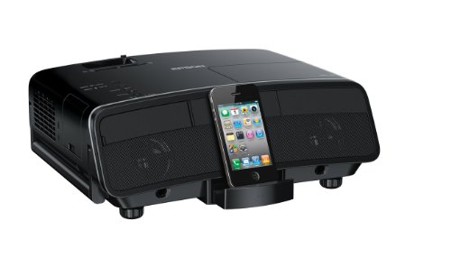Epson MegaPlex MG-50 520p 3LCD Portable Digital Dock Projector and Speaker Combo For iPod, iPhone and iPad (V11H445020)