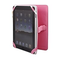 CaseCrown Professional Faux Leather Organizer Case (Pink) for the Apple iPad Wifi / 3G Model 16GB, 32GB, 64GB
