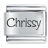 Name Chrissy Italian Charms Bracelet Link