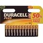Duracell Plus AAA Batteries 12 Pack