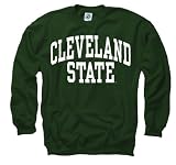 Cleveland State Vikings Dark Green Arch Crewneck Sweatshirt