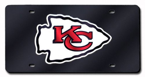 Kansas City Chiefs License Plate Laser Tag